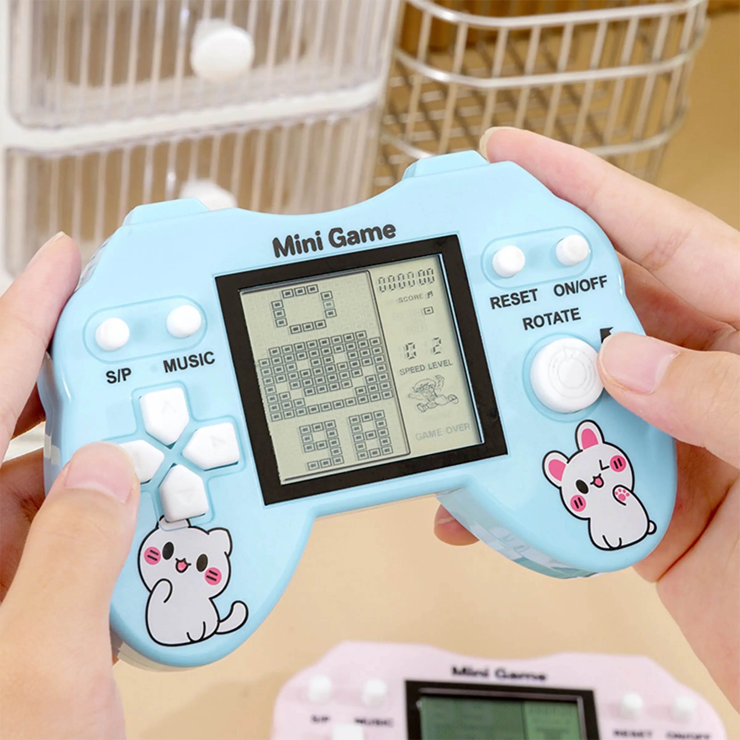 Classic Retro Handheld Game Console, Handheld Gaming, Built-in 26 Classic Games (99 Levels Difficulty), Requires two AAA batteries (not included), Portable Mini Compact Arcade, Creative Stress Relief Toy, Perfect Gift for Birthday, Christmas, Halloween