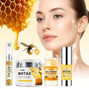 4pcs Botax Bee Venom Care Set, Face Neck Eye Body Moisturizing, Fast Absorption, Gentle Non-Irritating, All Skin Types, Sensitive Skin, Facial, Balm, Hydrate, Smooth