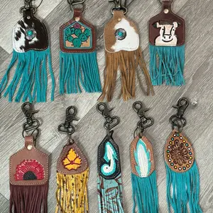 Tooled Leather Keychains!