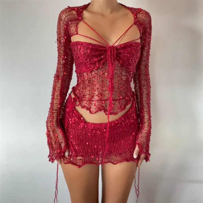 Top & Mini Skirt /Matching Sets for Festivals