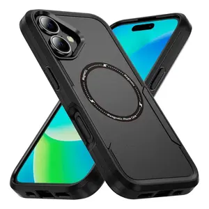 Entronix [Magnetic] Case Compatible with iPhone 16 Plus - Sleek Double Layer Protection Cover Protective