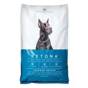 Ketona Chicken Recipe Adult Dry Dog Food for Adult Dogs - Natural, Low Carb (only 5%), High Protein (46%), Grain-Free -  The Nutrition of a Raw Diet with The Cost and Convenience of a Kibble - 24.2 Lbs - Made in USA