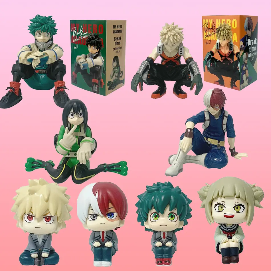 My Hero Academia Midoriya Izuku Anime Figure Boku no Hero Academia Bakugo Katsuki/Asui Tsuyu/Toga Himiko Action Figure Model Toy