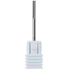 Cuticle Nail Drill Bit,Safety Tungsten Carbide Cuticle Remover Drill Bit Needle Bit Under Nail Cleaner Dead Skin Nail Prepare 3/32'' for Electric Nail File Nail Buffer Bit-3XF (Silver,Fine)