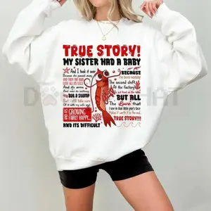 [Sale up to 30%] + [FREE SHIP]Shark Tale Quote Sweatshirt  True Story Shrimp Shirt Film Quote Fan Crewneck