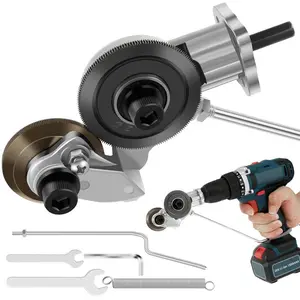 Metal Plate Cutting Machine Drill Bit Accessory Electric Drill Scissors Cutter for Iron White Board Steel Copper Aluminum Durable Titanium Alloy Safe Precision Cutting