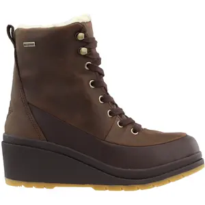 Muck Boot Womens Liberty Waterproof Alpine Supreme Shearling  Casual Boots Ankle Low Heel 1-2" - Brown