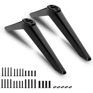 TV Base Stand for TCL Roku Smart TV, TV Legs for TCL TV Stand Legs, for 28 32 40 43 49 50 55 65 Inch TCL TV Legs - 28S305 32S325 32S305 40S325 43S303 50S423 50S546 55S401 55S525 65S555 with Screws