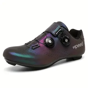 Men's And Women's Indoor Cycling Shoes Compatible With Peloton, Featuring Delta Anti-slip Cleats And SPD Road Cycling Shoes For Outdoor Pedals.