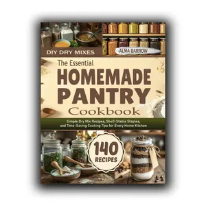 The Essential Homemade Pantry Cookbook: Simple Dry Mix Recipes, Shelf-Stable Staples, and Time-Saving Cooking Tips for Every Home Kitchen