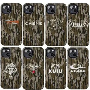 Vintage Collection Sitka Waterfowl Hunting Camo Phone Case, Mossy Oak Bottomland Camouflage Aesthetic For iPhone 17 16 Promax 15 14 Plus 13 12 Mini 11 Pro 8 Plus X, Outdoors, Durable Cover