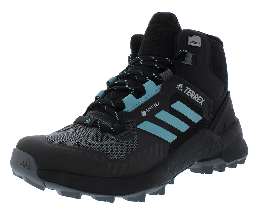 Women's Adidas Terrex Swift R3 Mid GTX Sneakers - Outdoor Sports Footwear for Hiking, Trekking, Sneaker, Mesh Trail Sneakers, Mid Cut