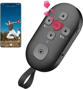 IMOLI TikTok Scrolling Remote Control for Phone, Bluetooth Remote Control Page Turner, Scrolling Ring Clicker for Camera Video Recording Shutter Selfie, Rechargeable Finger Remote for Smartphone Tablets