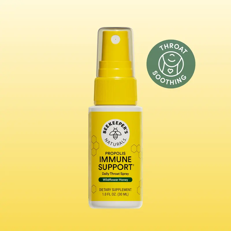 Propolis Immune Support Daily Throat Spray, 30ml Daily Immune Support  Supplement with Antimicrobial, Antioxidant Benefits