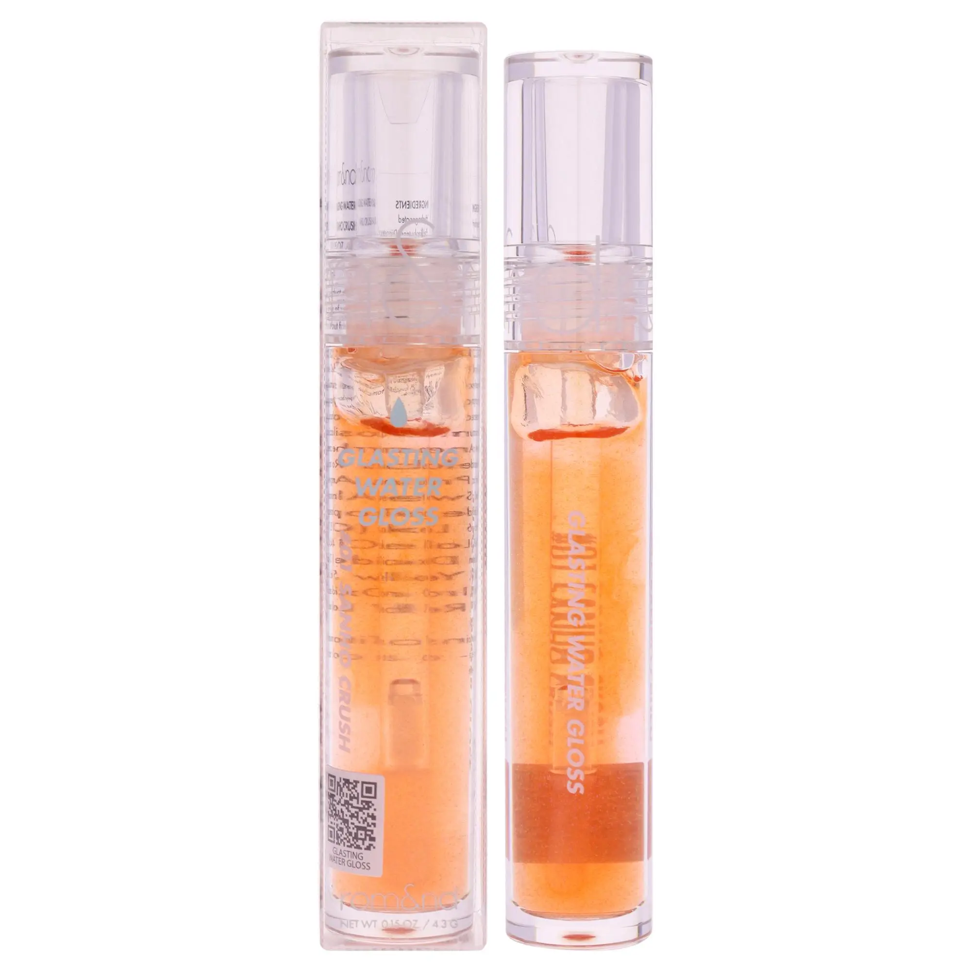 Glasting Water Gloss - 01 Sanho Crush by Rom&nd for Women - 0.15 oz Lip Gloss