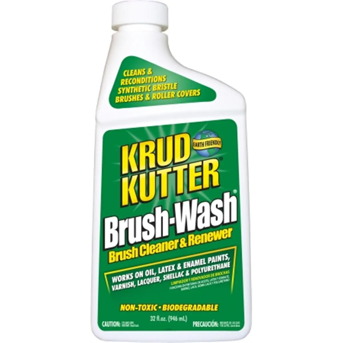 212 MAIN 32oz Household Bristle Brush Cleaner, Krud Kutter BW32-6 Ecological Wash for Oil Stains