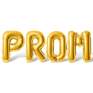 Letter Balloons - PROM 16" Inch Alphabet Letters Foil Mylar Balloon Prom Party Banner