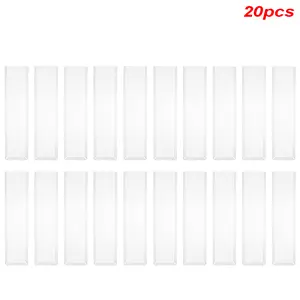 20Pcs Clear Plastic Diecast Car Display Case for Packaged Display Box, Wall Mountable Toy Car Storage Sleeve 42.5x11.2cm