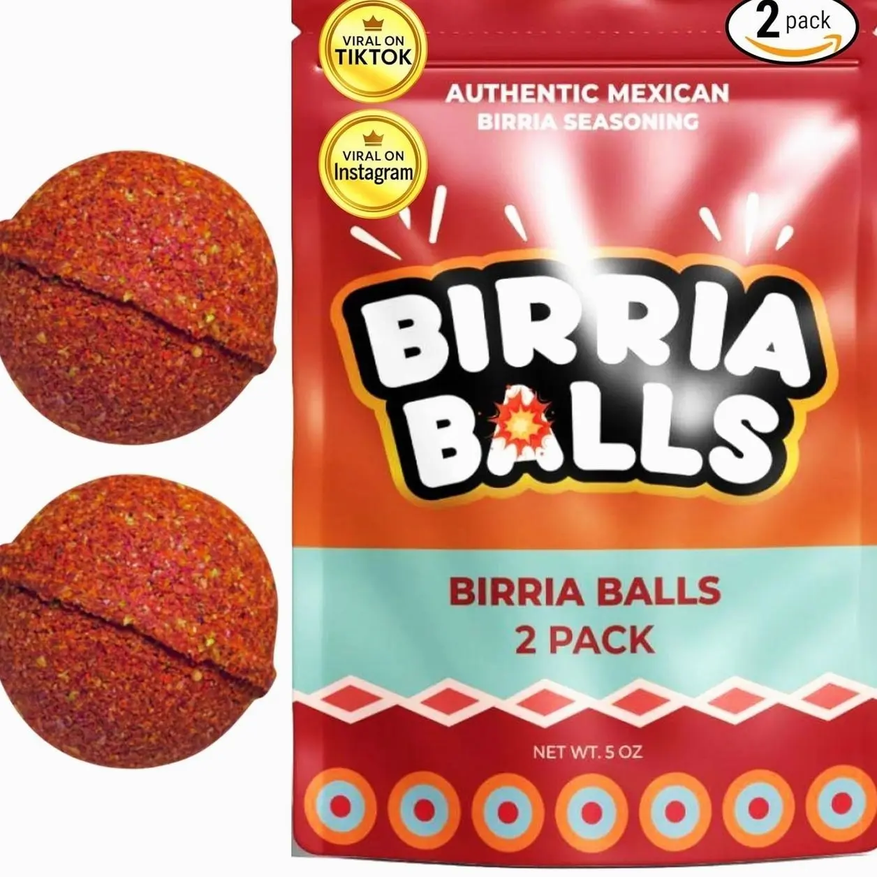 CHILEMOY Birria Balls VALUE-PACK | Authentic Mexican Seasoning | Birria Ball Bomb for Tacos, Stews, Quesabirrias, Nachos, Burritos | Spice Mix for Slow & Pressure Cookers and Stove Top