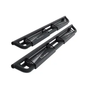 GARVEE Running Boards, 6" Drop Side Step Bars for 2007-2018 Jeep Wrangler JK 4 Door, Black Powder Coated Running Boards