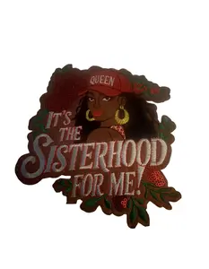 "It’s the Sisterhood for Me Iron-On Patch, DIY Scrapbooking Sticker for Toys & Hobbies Crafts"