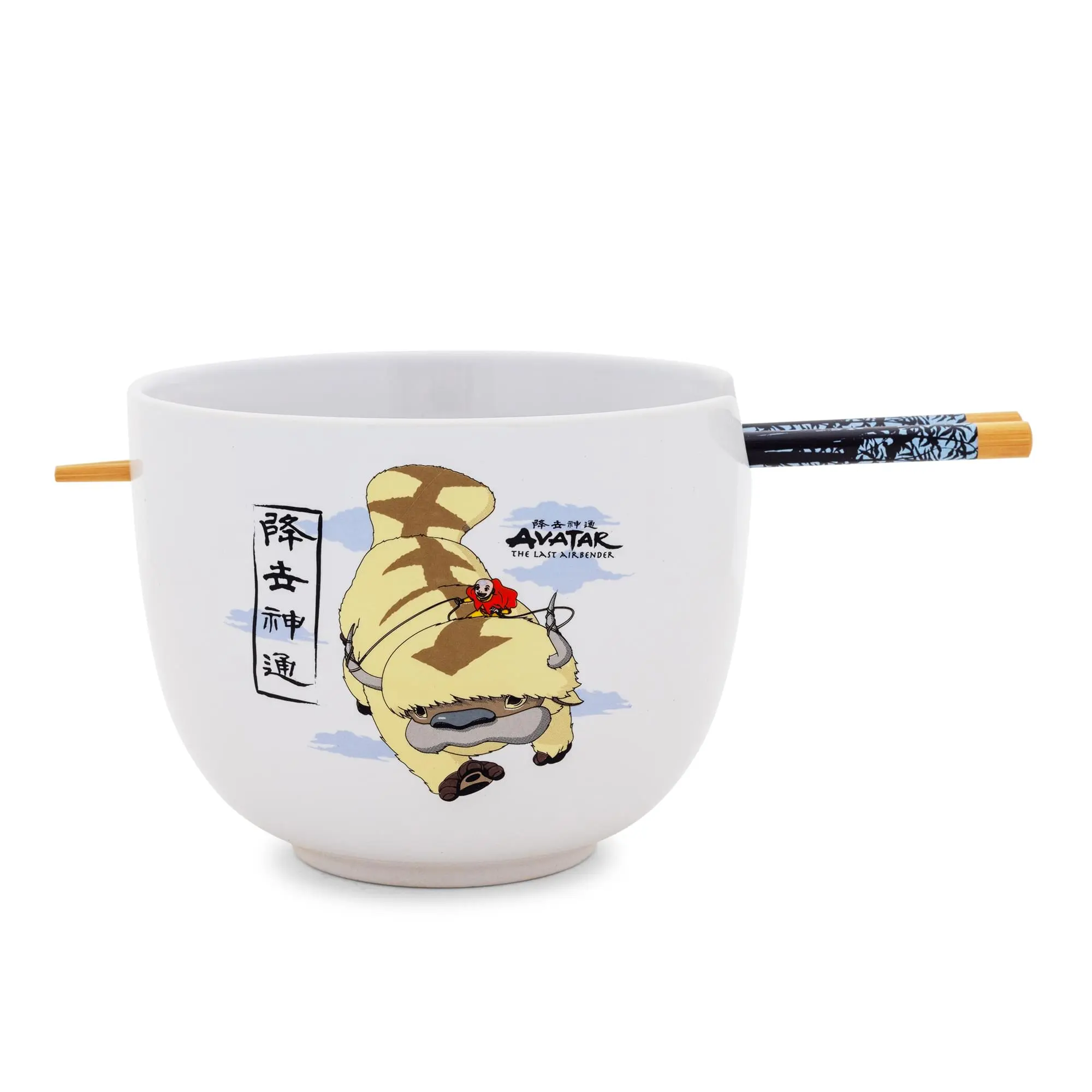Avatar: The Last Airbender Character Ceramic Ramen-Soup Bowl and Chopstick Set, Fun and Functional House Tableware for Fans of Avatar: The Last Airbender