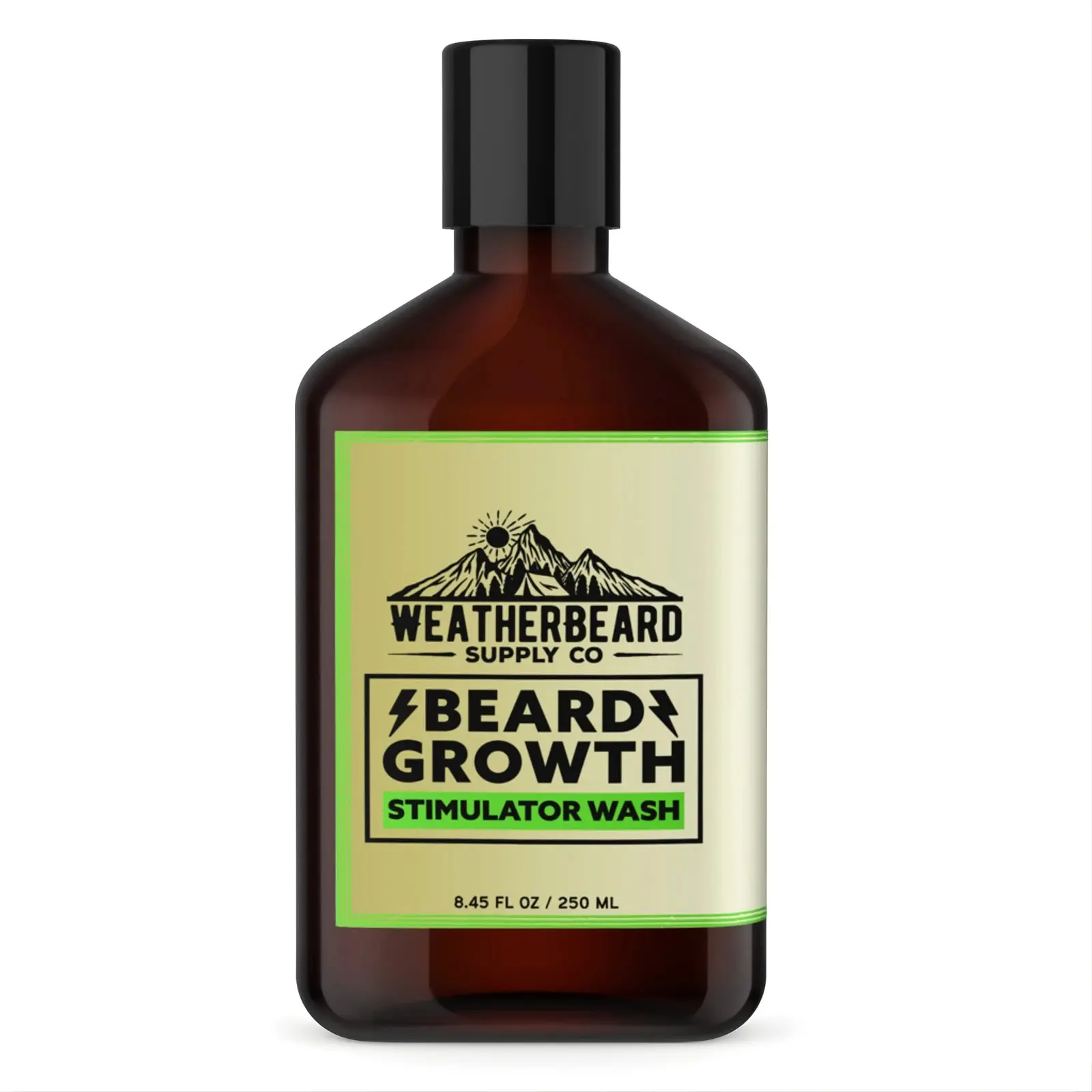 Beard Growth Stimulator Beard Wash - Daily Beard Cleanser for Fuller-Looking Growth