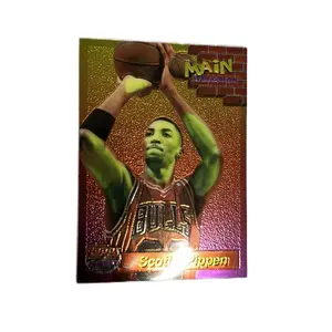 Topps 1993/94 Finest Scottie Pippen #4/#27 Mint Condition Main Attraction Refractor Basketball Card