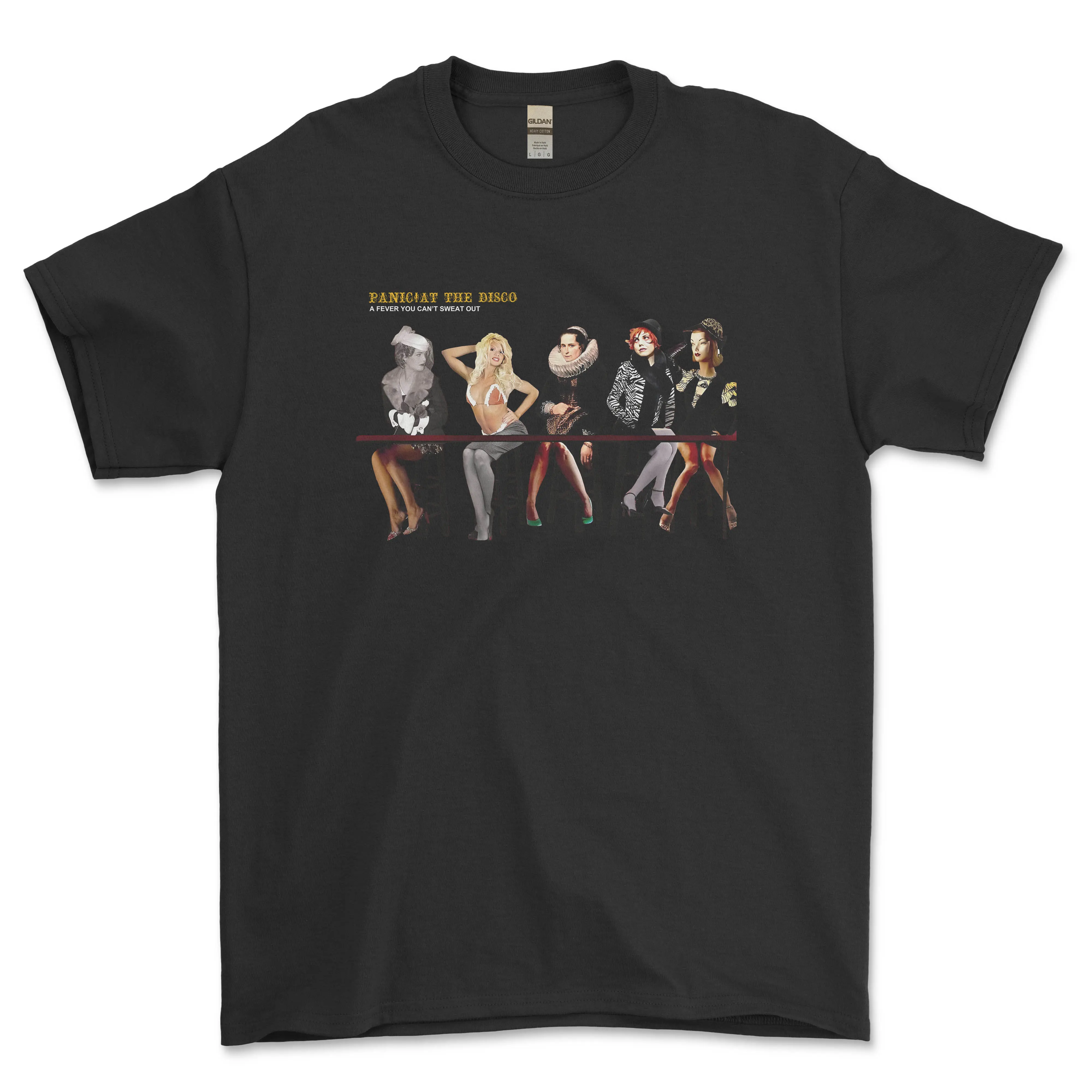 Retro At The Disco Black Gildan Unisex Shirt Size S-3XL Retro At The Disco Black Gildan Unisex Shirt Size S-3XL