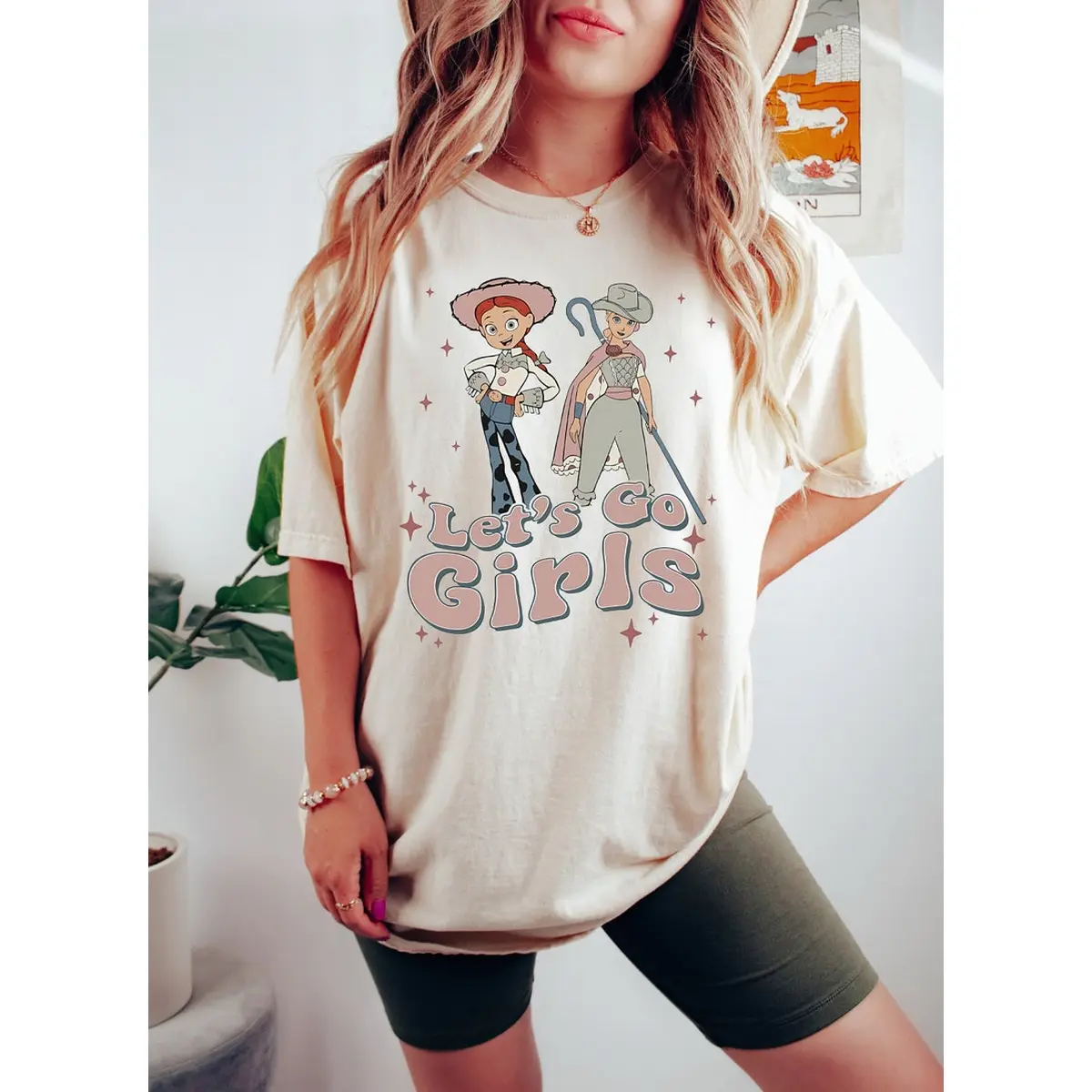 Let's Go Girls Shirt, Toy Story Bo Peep and Jessie Western Shirt,  Cow Shirt, Country Music Shirt, Girl Trip Shirt, Toy Story Jessie Tee