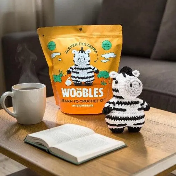 The Woobles Intermediate Crochet Kit | Jasper the Zebra