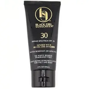Face & Body Moisturizing Sunscreen Lotion SPF 30, No White-Residue for Melanin Rich Skin (2 Fl. Oz.)
