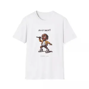 Kendrick Mustard Graphic Tee, Fashion Vintage Hoodie, Soft Funny Casual Sweatshirt, Menswear And Womenswear, Retro 90s Tops, Music Merch