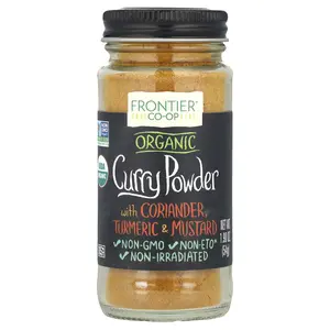 Frontier Co-op Organic Curry Powder, With Coriander, Turmeric & Mustard, 1.9 oz (54 g)