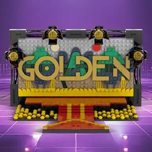 KPop GOLDEN Stage Demon Hunters Building Block MOC Set 506 Pieces