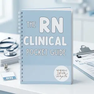 The RN Clinical Pocket Guide | Compact B6 Nursing School Reference with Clinical Notes, Assessment Tips, Lab Ranges, Pharmacology Basics, Med Charts & Bedside Care Reminders
