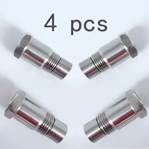 Stainless Steel Threaded Pipe Fitting Adapter, Universal M18×1.5mm Precision Metal Pipe Fitting, Corrosion Resistant Industrial Liquid System Connector for Sensor Expansion, Suitable for Maintenance, Laboratory and General Equipment Applications summervib