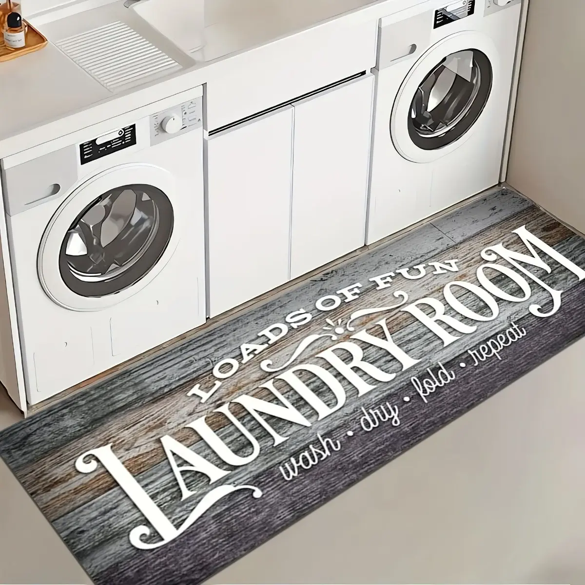 Floor Mat Rug Non Slip Kitchen Mat Laundry Room Rug Long Runner Mat Machine Washable Soft Hallway Living Room Door Mat Sofa Carpet