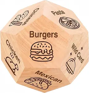 Funny Stocking Stuffers for Men Women Teen Girls Boys, White Elephant Gifts for Adults Useful, Date Night Food Dice, Birthday Anniversary Wedding Couples Gifts for Him Her Boyfriends