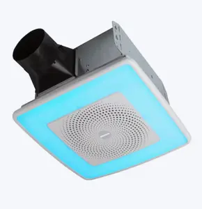 Broan Chroma Comfort 1.5-Sone 110-CFM Lighted Bluetooth Compatible Bathroom Fan (Open Box)