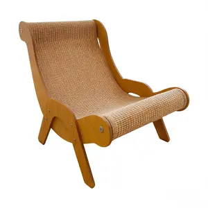 Durable Cat Scratching Post, Sisal Material, Anti-Slip Base, Pet Toy & Bed, Self-Cleaning Kitty Lounge Chair, Ideal Gift for Cats sofa