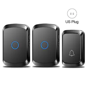 Wireless Doorbell Camera, 300M Long Distance Wireless Doorbell, Smart Home Doorbell with 5 Volume Levels, Suitable for Office, Apartment, Living Room