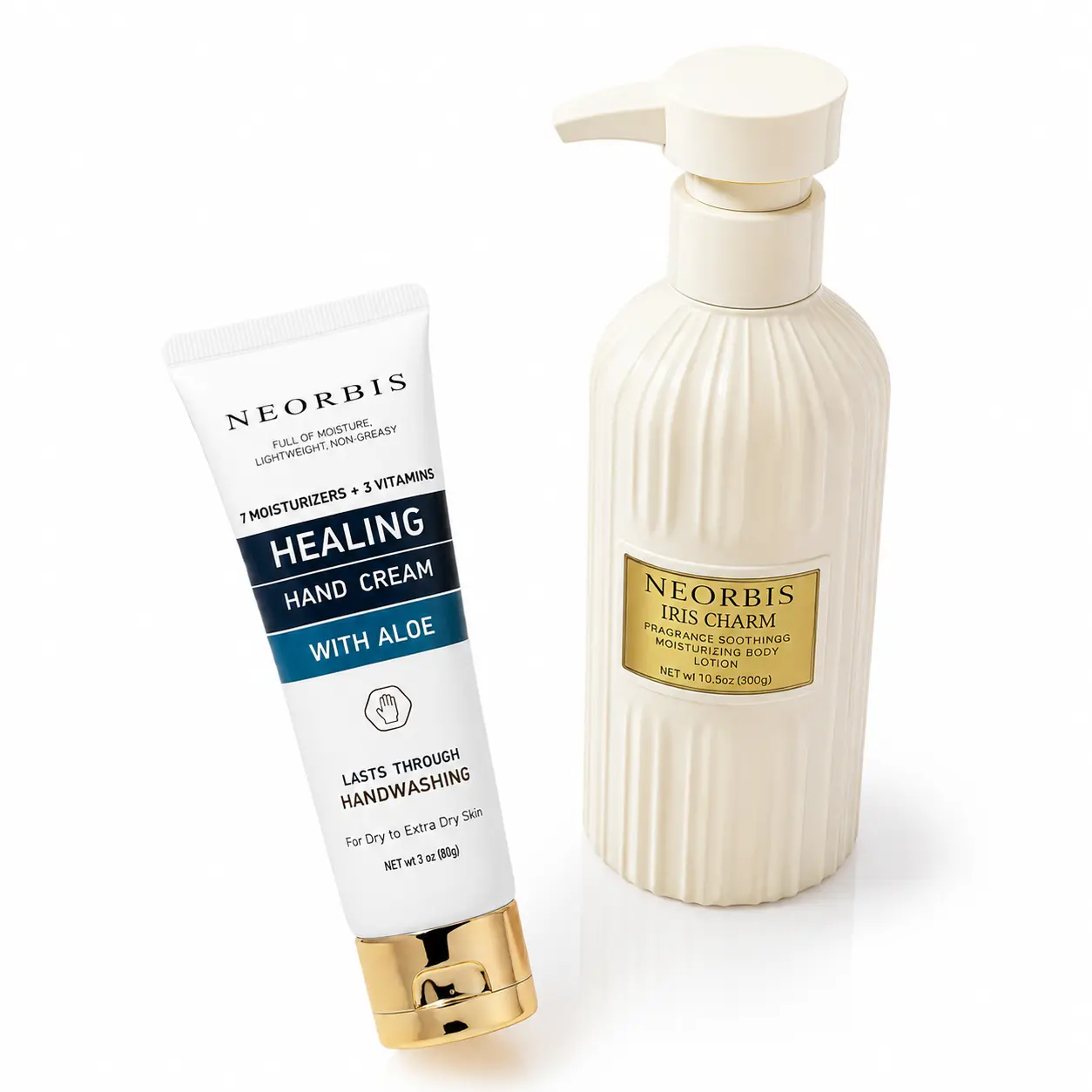 NEORBIS Luxury Body Lotion & Hand Cream Duo – Deep Moisture Care Set for Soft, Smooth & Healthy Skin