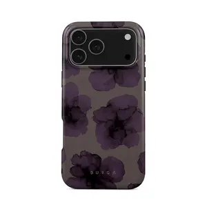 Charmed BURGA MagSafe Tough Case | Dark Floral Gothic Aesthetic Phone Cover for iPhone 17 16 15 14 13 12 Series | Dual-Layer Shockproof Protection | MagSafe Compatible | Trendy Gift for Her