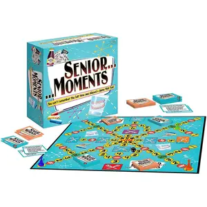 TDC Games Senior Moments Board Game for the Whole Family