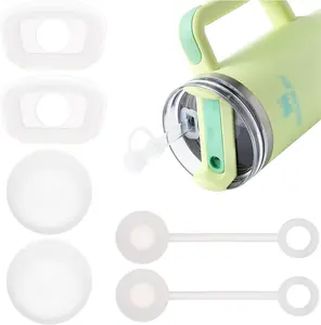 Silicone Spill Stopper Set of 3, Compatible with Stanley Cup 40oz 30oz
