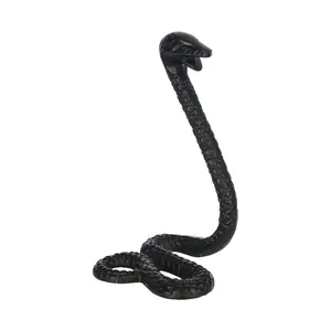 Sagebrook Home Modern Glam Snake Sculpture/Figurine Aluminium Decor