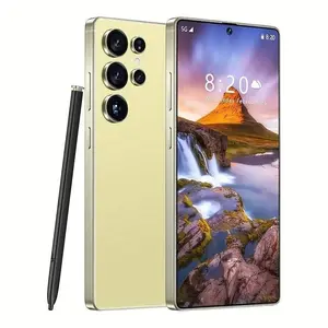 S25 Ultra Unlocked 5G  14 Smartphone.12GB+512GB,6.99" HD Display,68MP+108MPCam,7800mAh, Dual Card, Built-in Pen, FaceUnlock, , Case & Protector