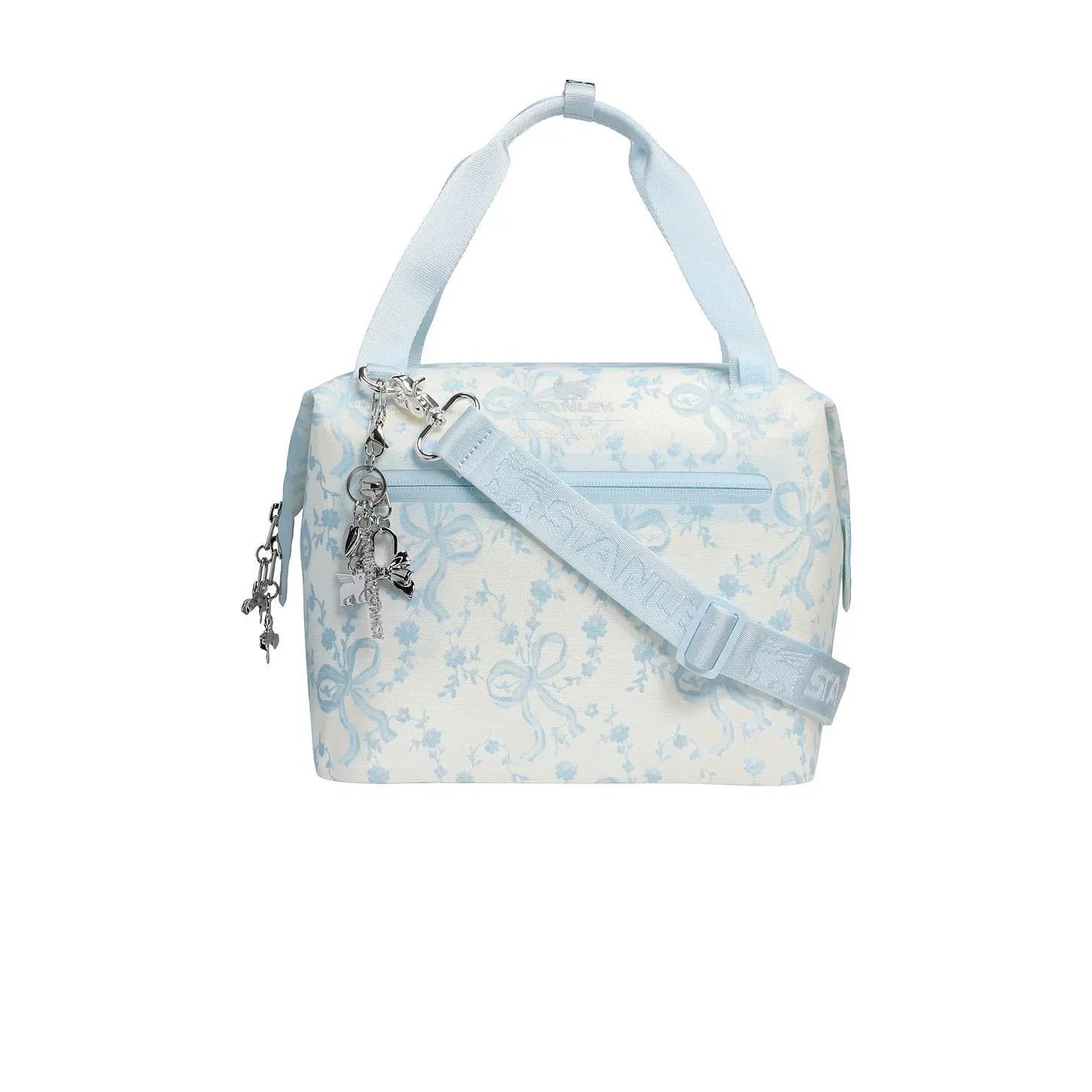 STANLEY x LoveShackFancy The All-Day Julienne Mini Cooler 7.4qt in Coquette Bow Winter Ice STANLEY x LoveShackFancy The All-Day Julienne Mini Cooler 7.4qt in Coquette Bow Winter Ice