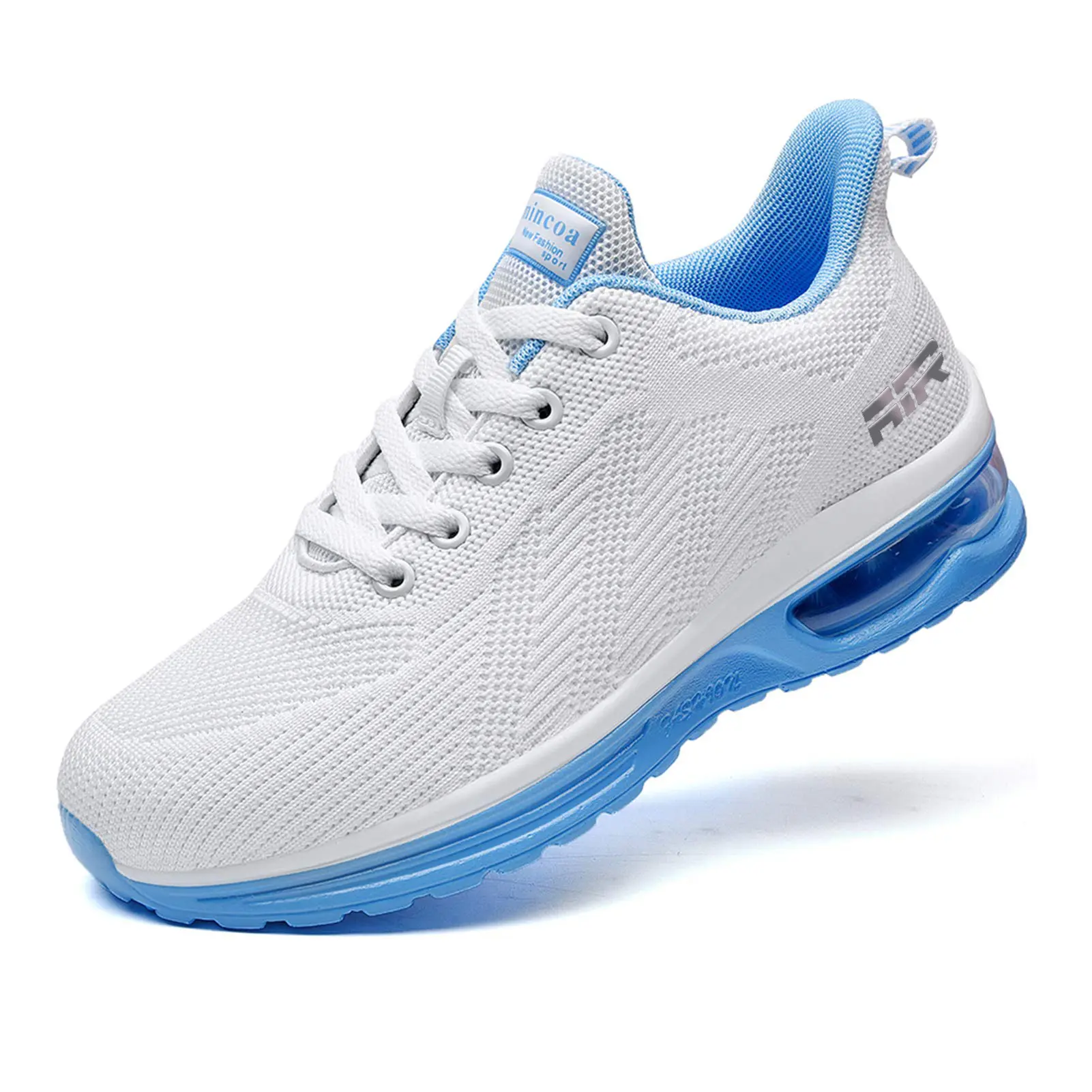 Women's Multi-Function Air Cushion Casual Running Shoes - Lightweight Breathable Mesh, Non-Slip Sole, Braid Design Workout Sneakers for Female All-Seasons Athletics, Volleyball